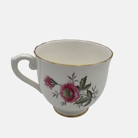 Vintage Taylor & Kent Elizabethan Fine Bone China Cup & Saucer England Floral - Picture 4 of 6